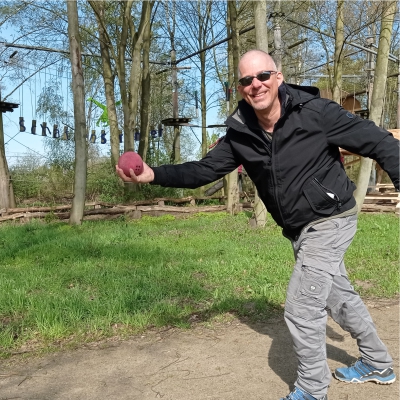 Korb mit Bo�elkugeln
