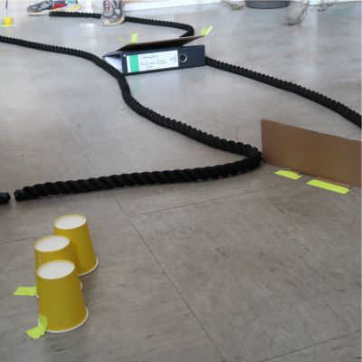 Detailaufnahme B�rogolfbahn